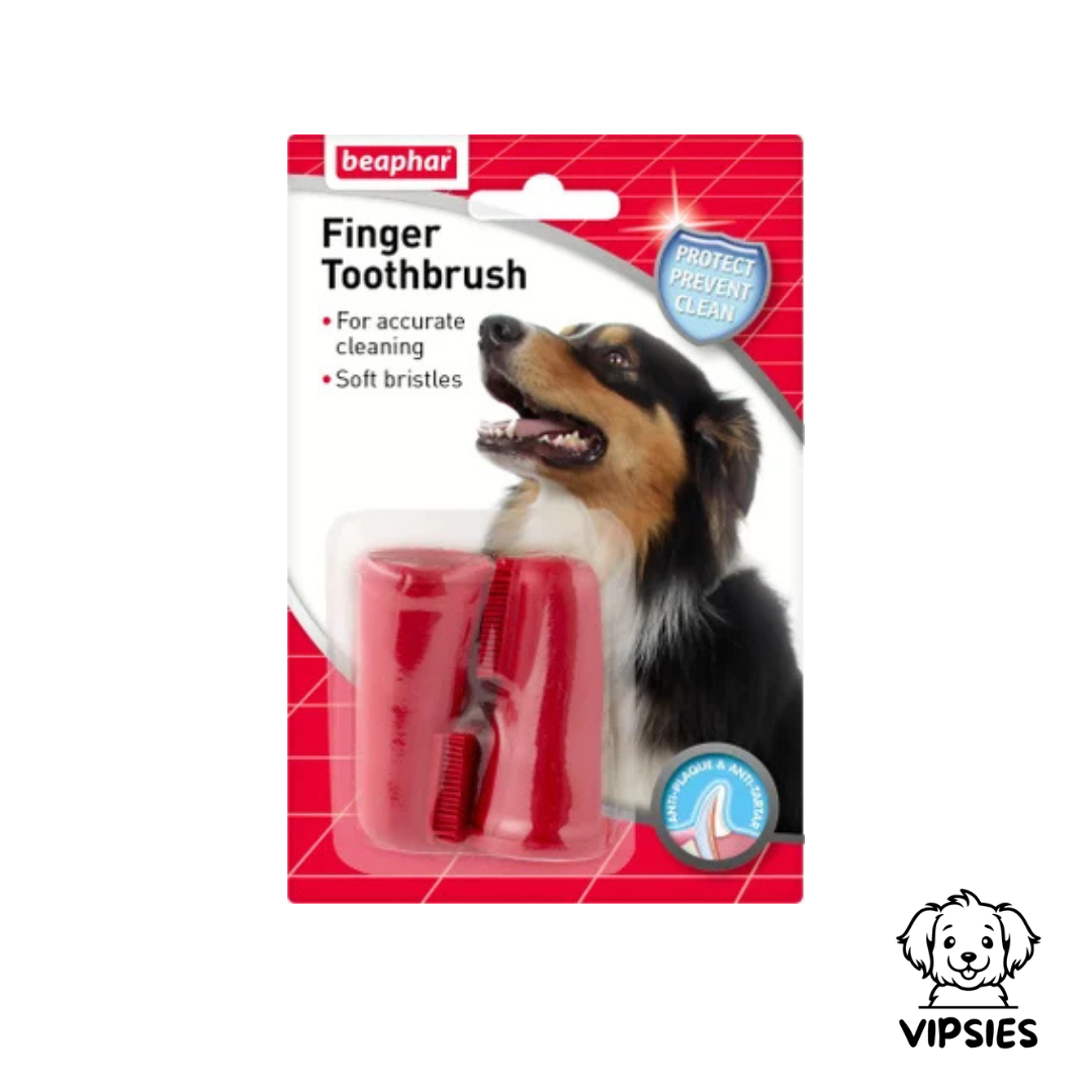 Set van 2 Vingertandenborstels