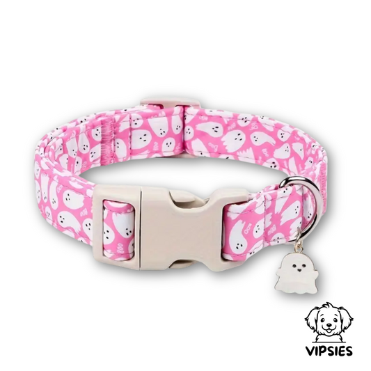 Halsband - Roze Spookjes