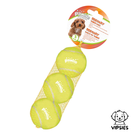 Pawise Squeaky Ball - 3 Pack